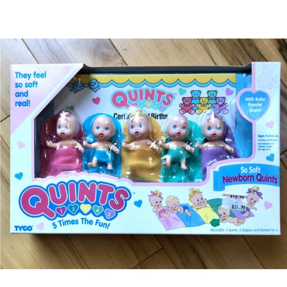 Tyco Quints so soft newborns
